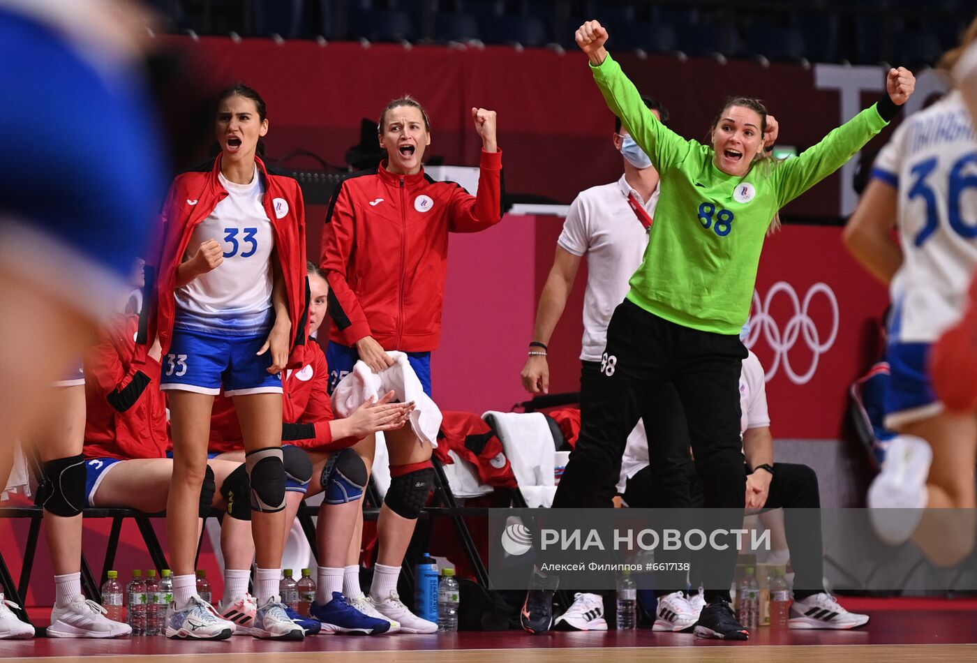 Олимпиада-2020. Гандбол. Женщины. Матч Черногория - Россия