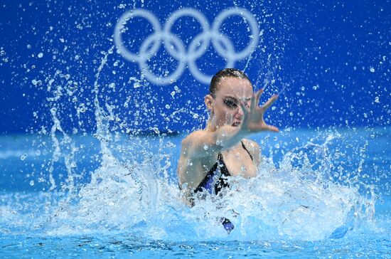 Олимпиада-2020. Синхронное плавание. Дуэт. Произвольная программа