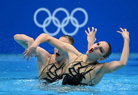 Олимпиада-2020. Синхронное плавание. Дуэт. Произвольная программа