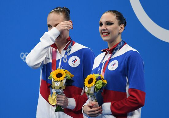 Светлана Ромашина Олимпийская медаль в Токио