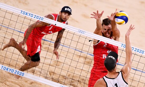 Олимпиада-2020. Пляжный волейбол. Мужчины. Тол/Уиклер - Красильников/Стояновский