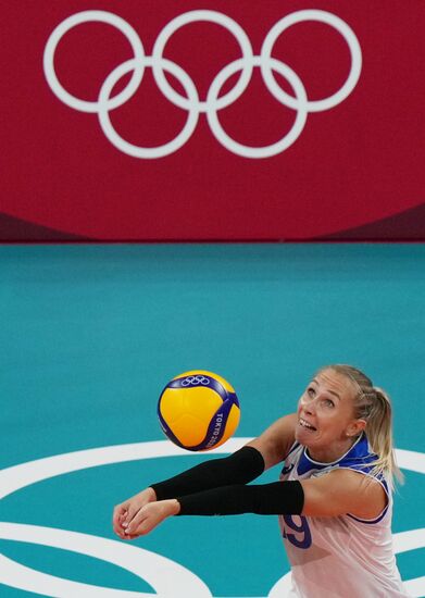 Олимпиада-2020. Волейбол. Женщины. Матч Бразилия - Россия