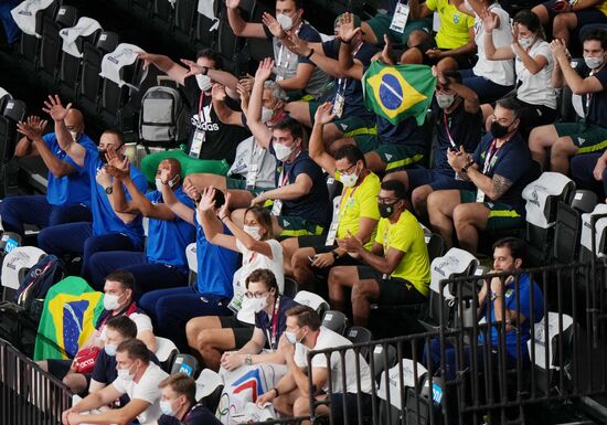 Олимпиада-2020. Волейбол. Женщины. Матч Бразилия - Россия