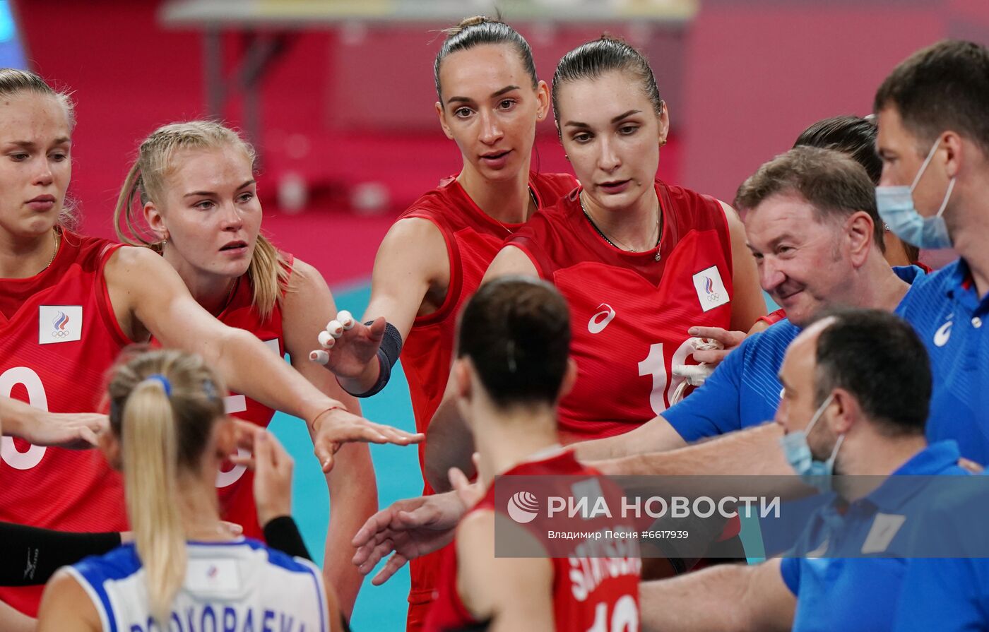 Олимпиада-2020. Волейбол. Женщины. Матч Бразилия - Россия