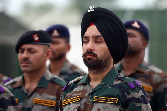 Открытие российско-индийских учений "Индра-2021"