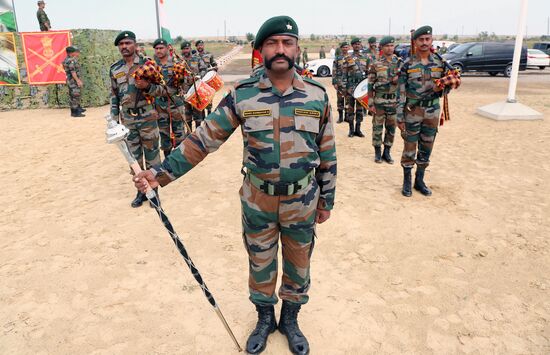 Открытие российско-индийских учений "Индра-2021"