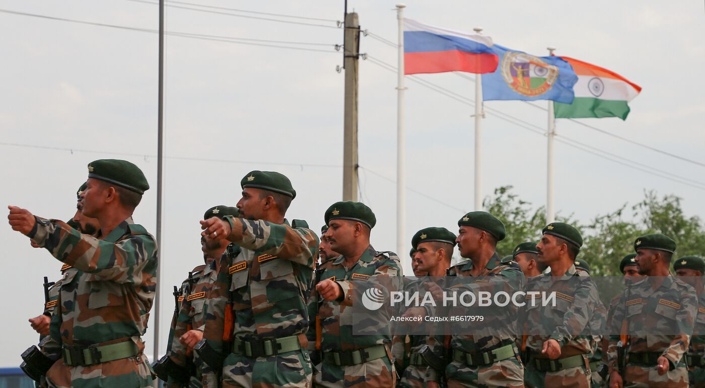 Открытие российско-индийских учений "Индра-2021"