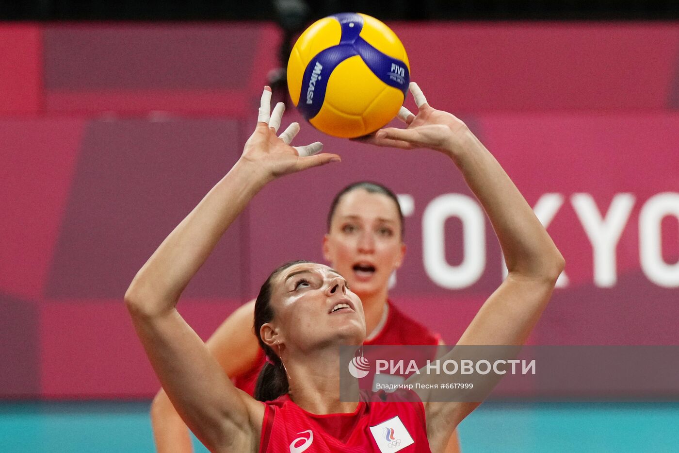 Олимпиада-2020. Волейбол. Женщины. Матч Бразилия - Россия