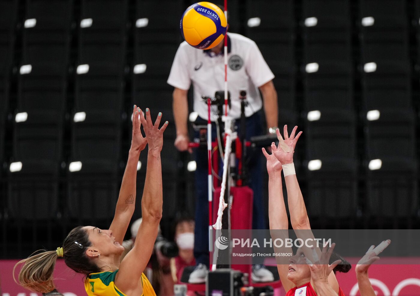 Олимпиада-2020. Волейбол. Женщины. Матч Бразилия - Россия