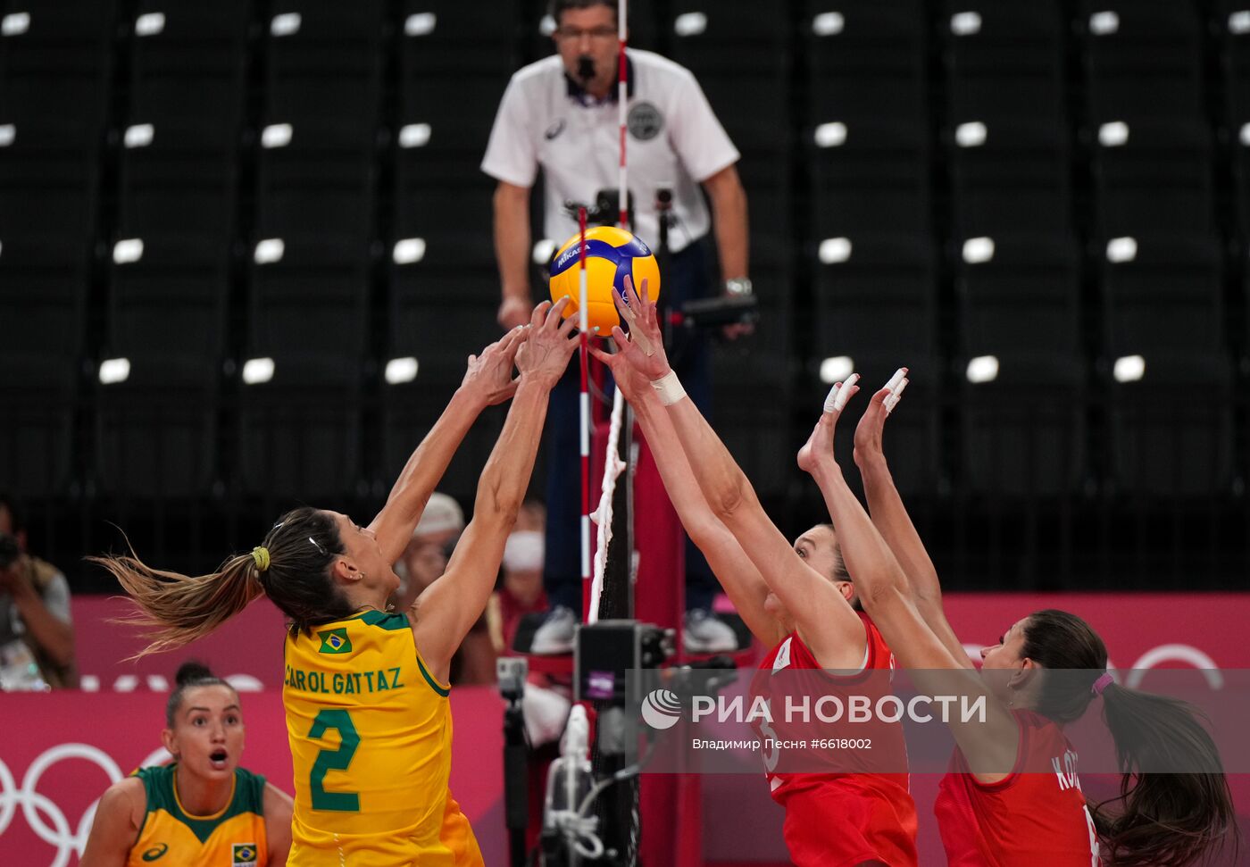 Олимпиада-2020. Волейбол. Женщины. Матч Бразилия - Россия