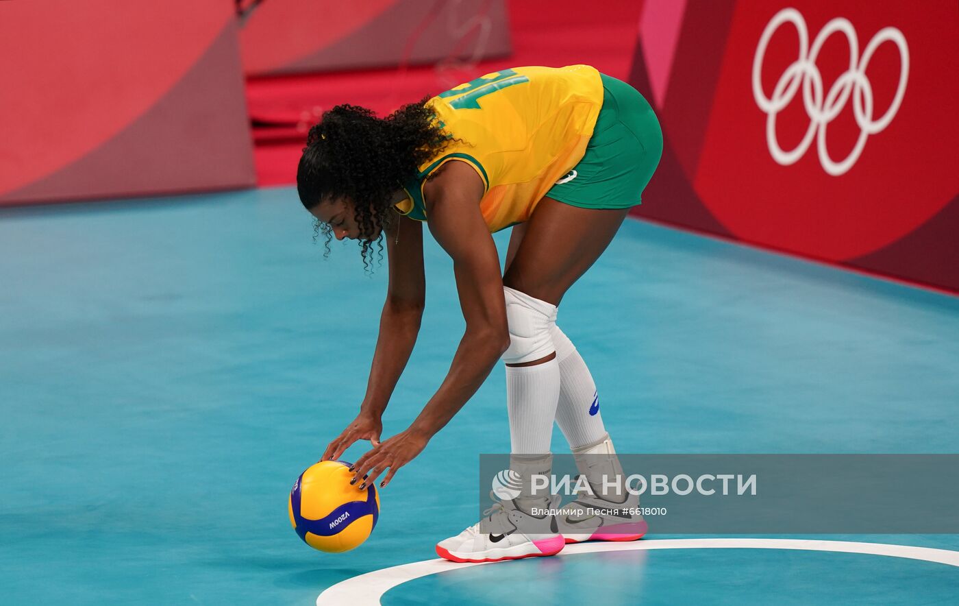 Олимпиада-2020. Волейбол. Женщины. Матч Бразилия - Россия