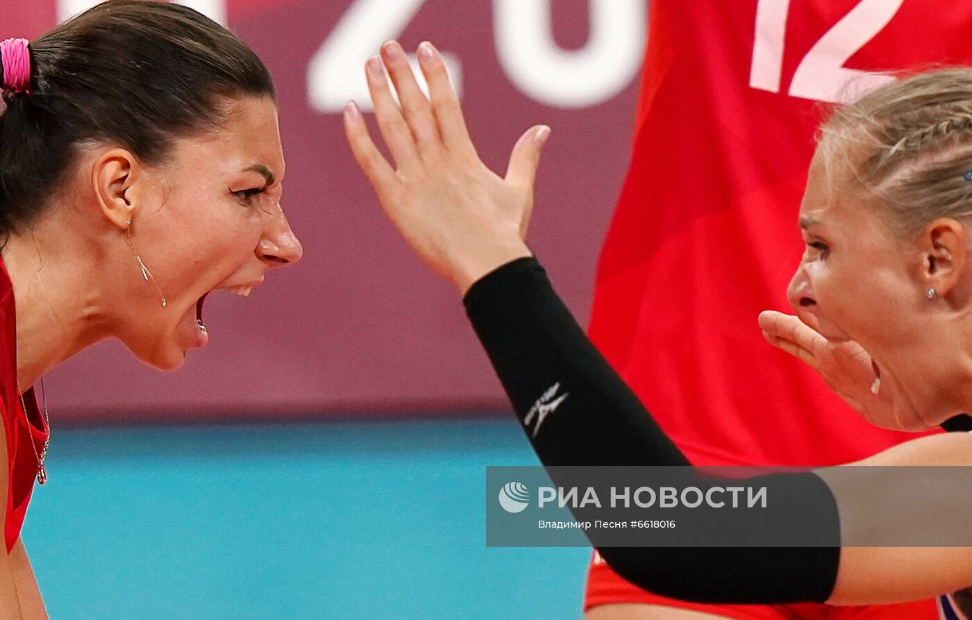 Олимпиада-2020. Волейбол. Женщины. Матч Бразилия - Россия