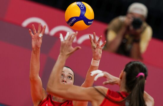 Олимпиада-2020. Волейбол. Женщины. Матч Бразилия - Россия