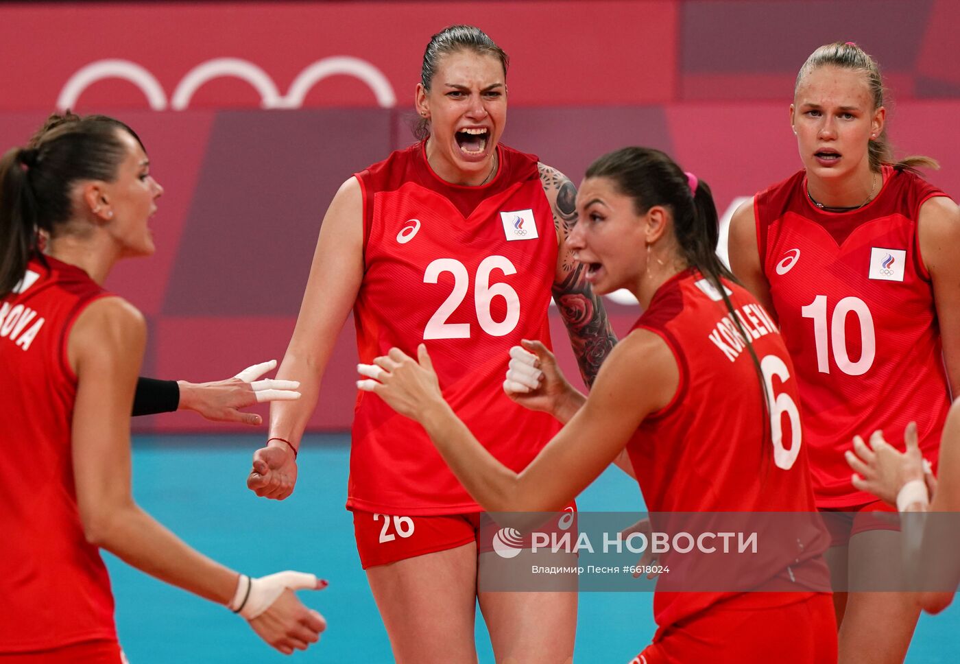 Олимпиада-2020. Волейбол. Женщины. Матч Бразилия - Россия