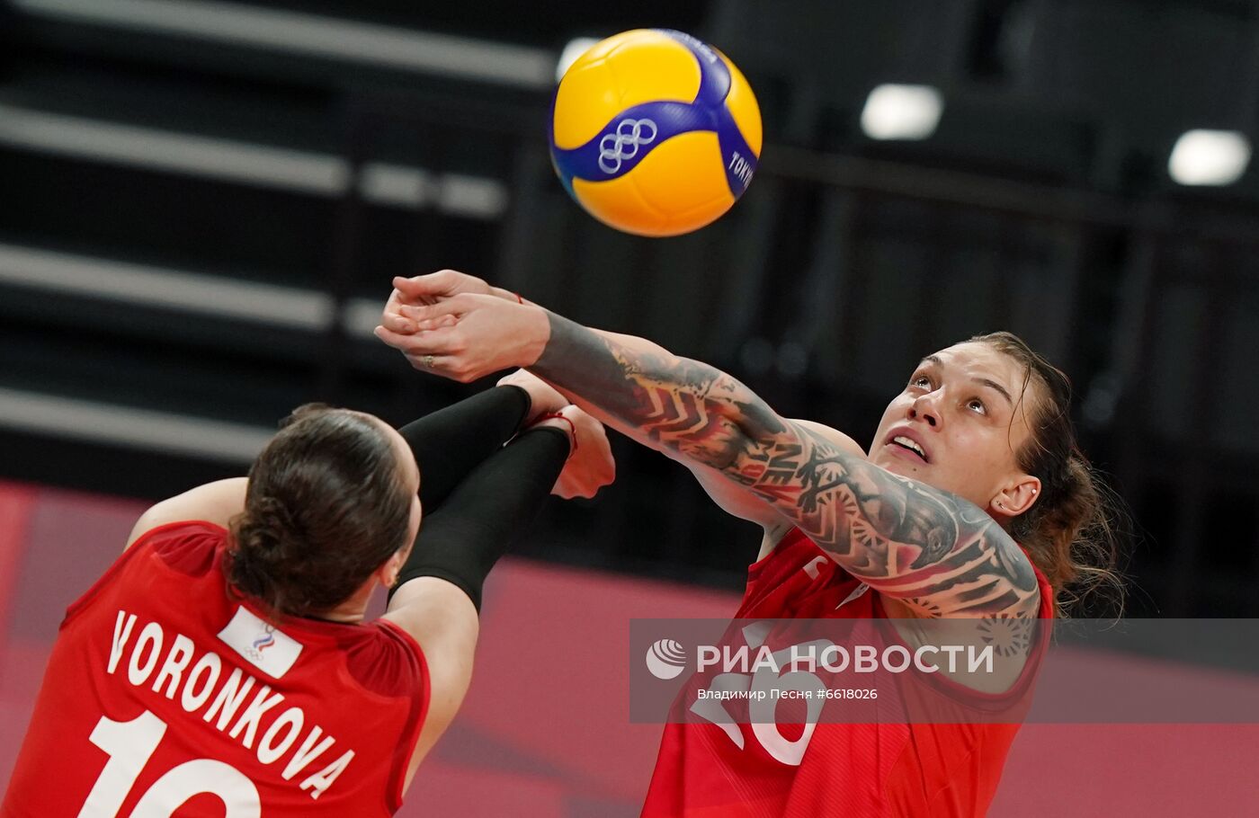 Олимпиада-2020. Волейбол. Женщины. Матч Бразилия - Россия