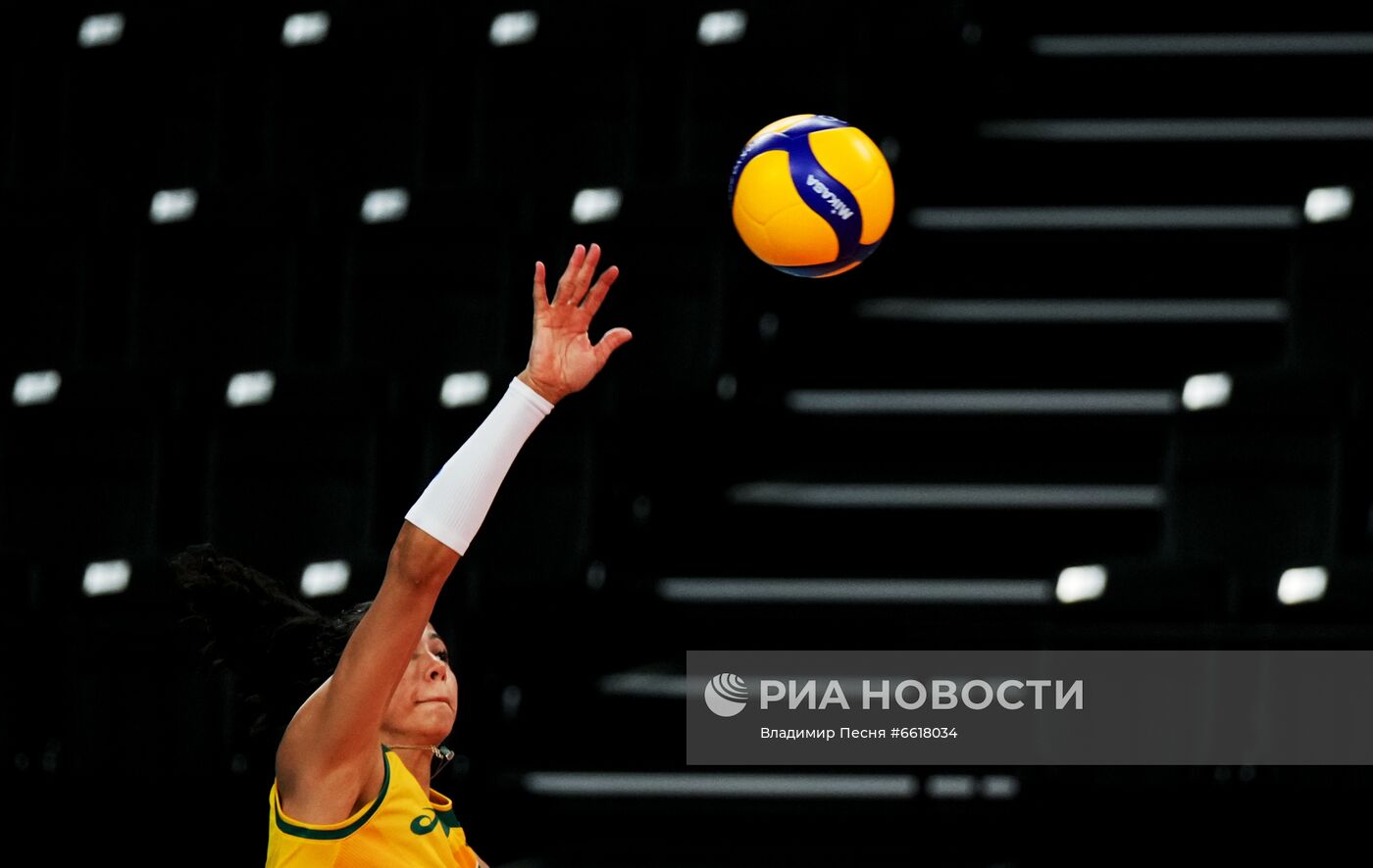 Олимпиада-2020. Волейбол. Женщины. Матч Бразилия - Россия