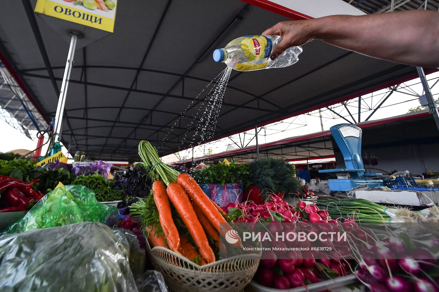 Центральный овощной рынок в Симферополе | РИА Новости Медиабанк