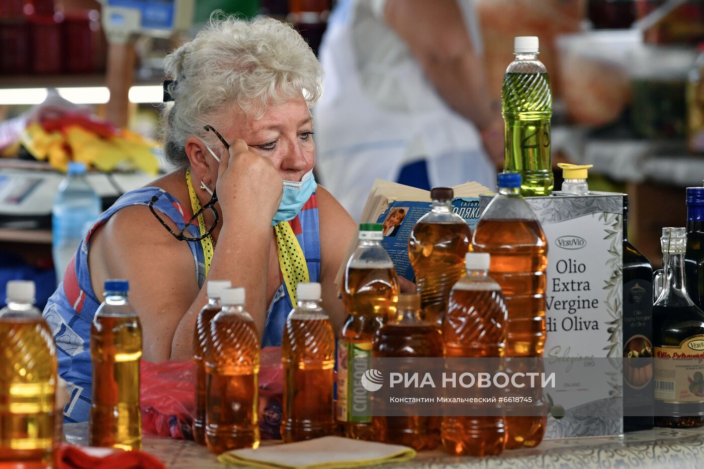 Центральный овощной рынок в Симферополе