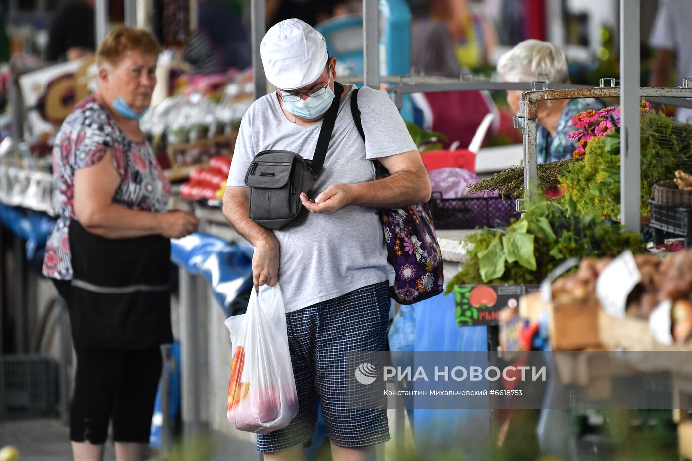 Центральный овощной рынок в Симферополе