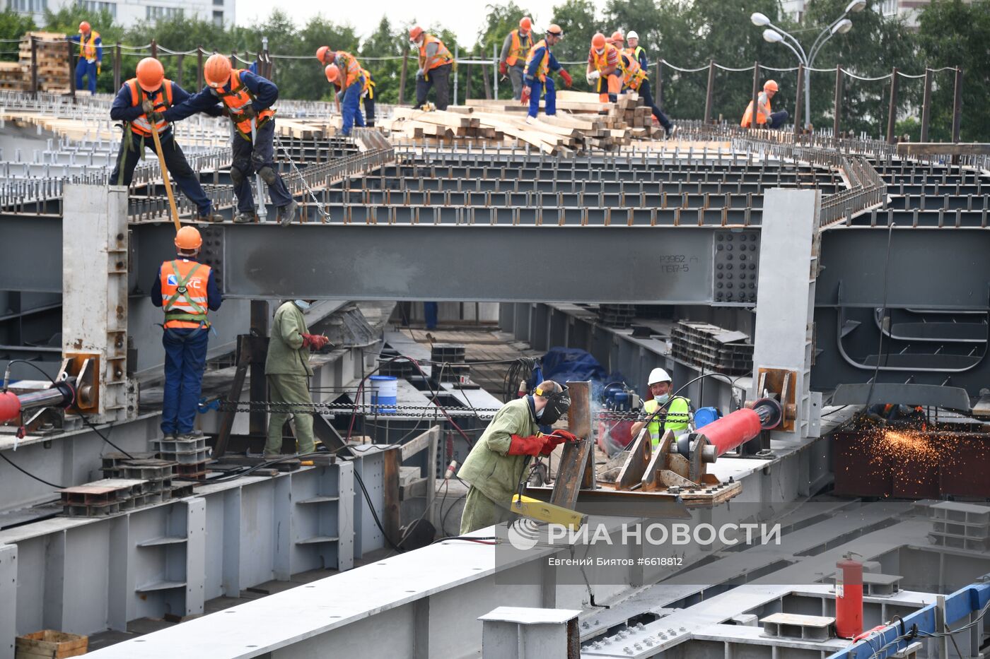 Строительство развязки на пересечении Осташковского шоссе с МКАД