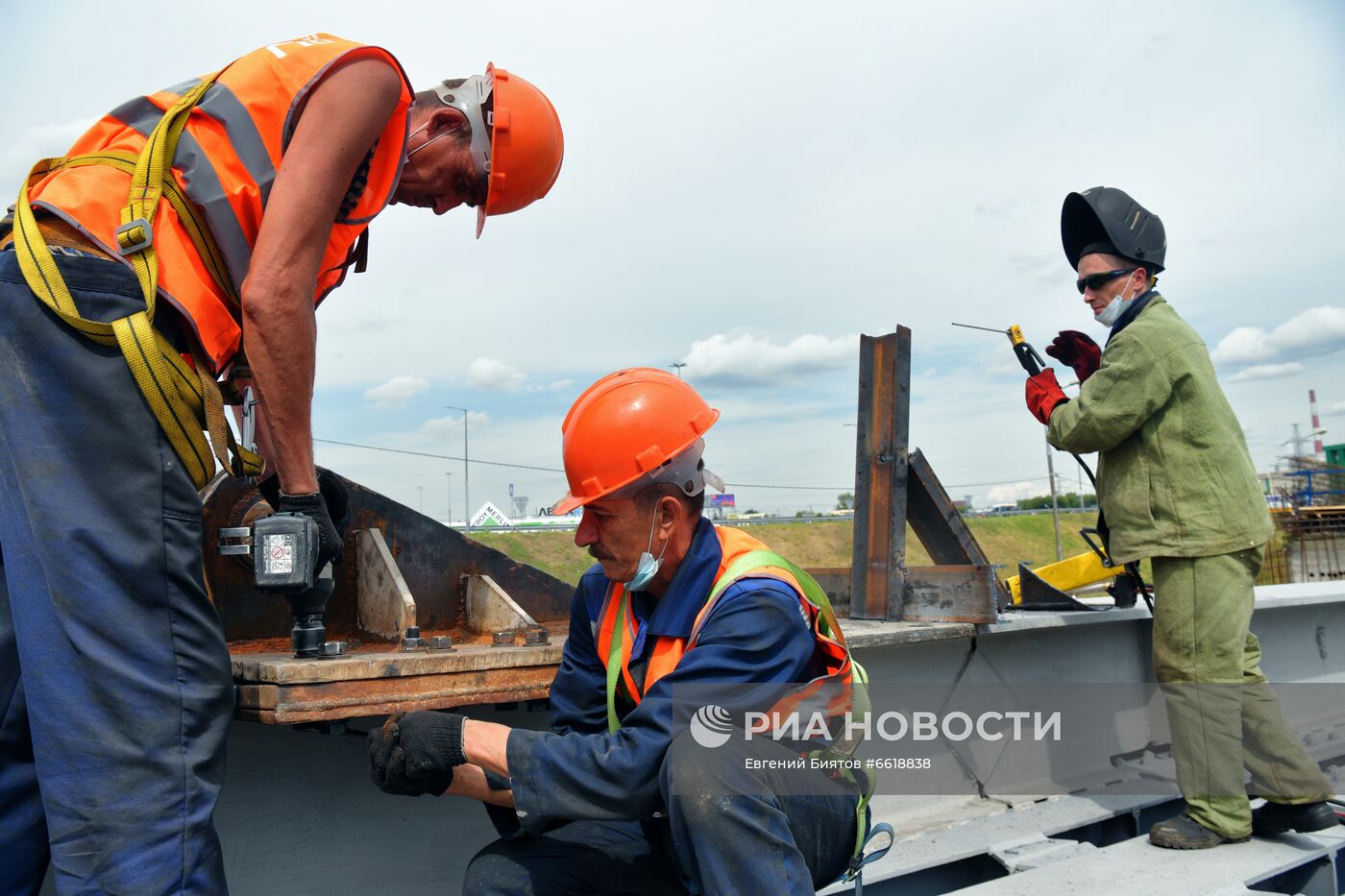 Строительство развязки на пересечении Осташковского шоссе с МКАД