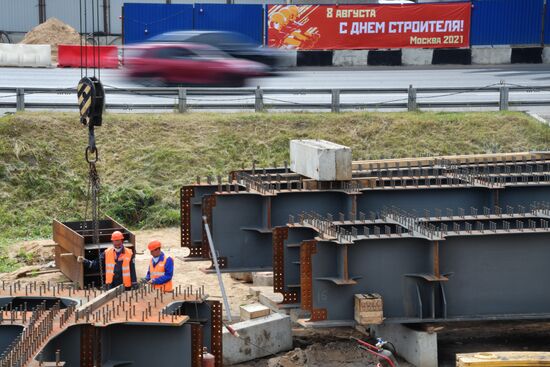 Строительство развязки на пересечении Осташковского шоссе с МКАД