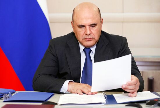 Премьер-министр РФ М. Мишустин провел заседание правительства РФ