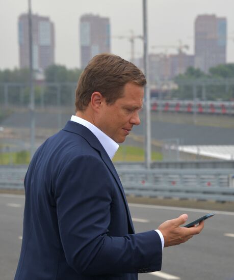 Открытие участка Юго-Восточной хорды в Москве