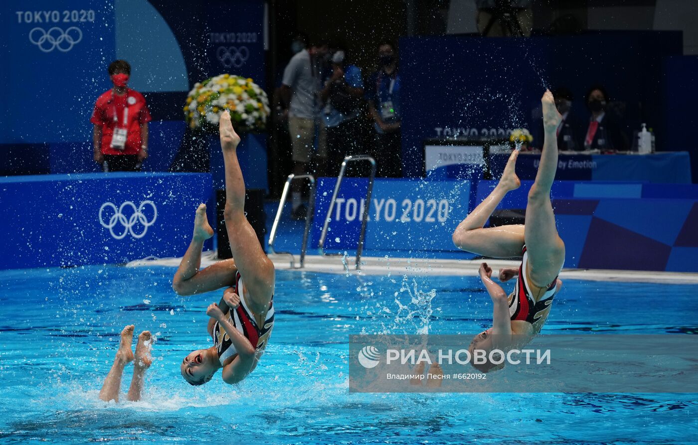 Олимпиада-2020. Синхронное плавание. Группа. Техническая программа | РИА  Новости Медиабанк