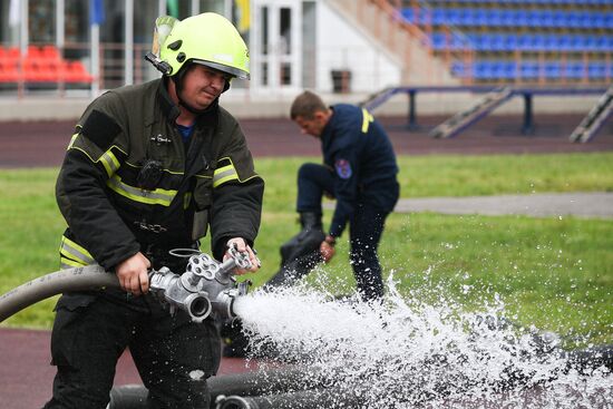 Открытый чемпионат Москвы по боевому развертыванию среди команд пожарной охраны