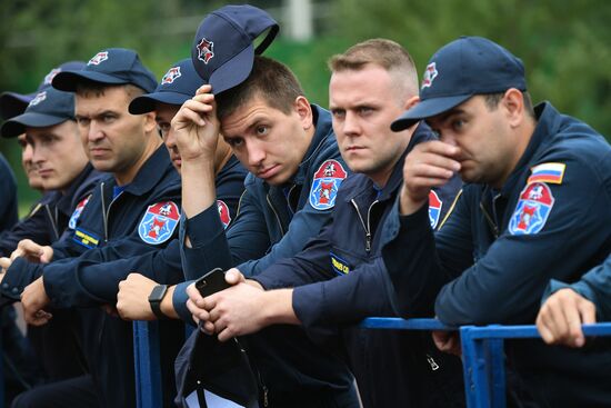 Открытый чемпионат Москвы по боевому развертыванию среди команд пожарной охраны
