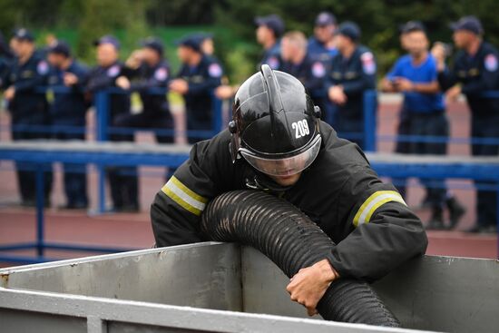 Открытый чемпионат Москвы по боевому развертыванию среди команд пожарной охраны