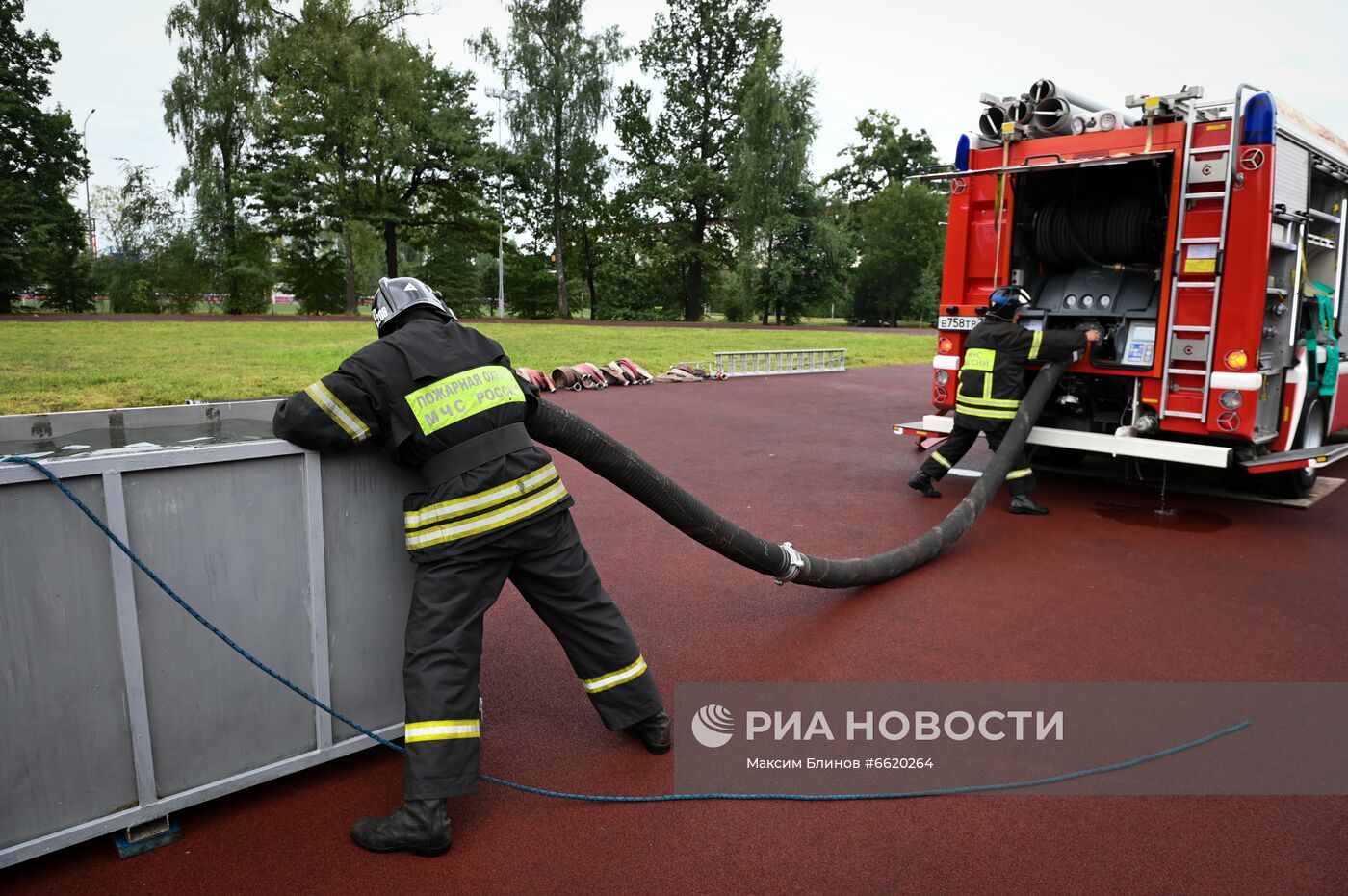 Открытый чемпионат Москвы по боевому развертыванию среди команд пожарной охраны