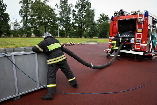 Открытый чемпионат Москвы по боевому развертыванию среди команд пожарной охраны