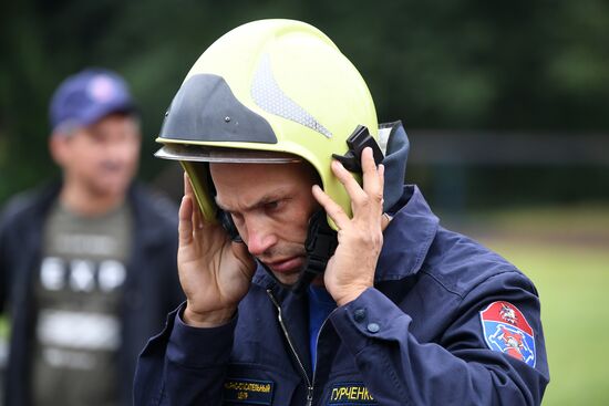 Открытый чемпионат Москвы по боевому развертыванию среди команд пожарной охраны