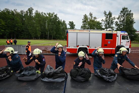 Открытый чемпионат Москвы по боевому развертыванию среди команд пожарной охраны