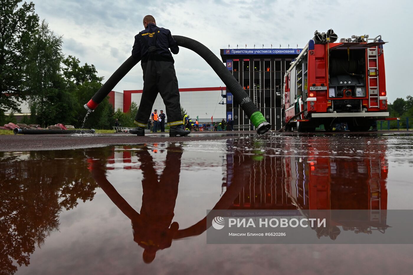 Открытый чемпионат Москвы по боевому развертыванию среди команд пожарной охраны