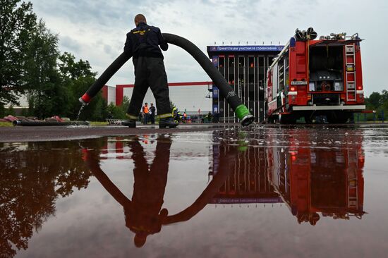 Открытый чемпионат Москвы по боевому развертыванию среди команд пожарной охраны