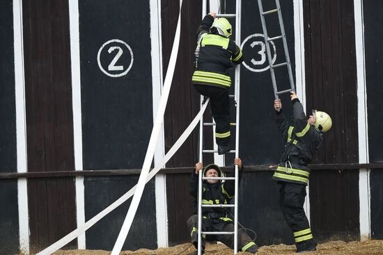 Открытый чемпионат Москвы по боевому развертыванию среди команд пожарной охраны