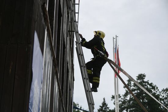 Открытый чемпионат Москвы по боевому развертыванию среди команд пожарной охраны