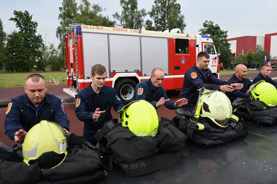 Открытый чемпионат Москвы по боевому развертыванию среди команд пожарной охраны