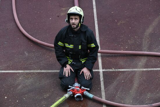 Открытый чемпионат Москвы по боевому развертыванию среди команд пожарной охраны