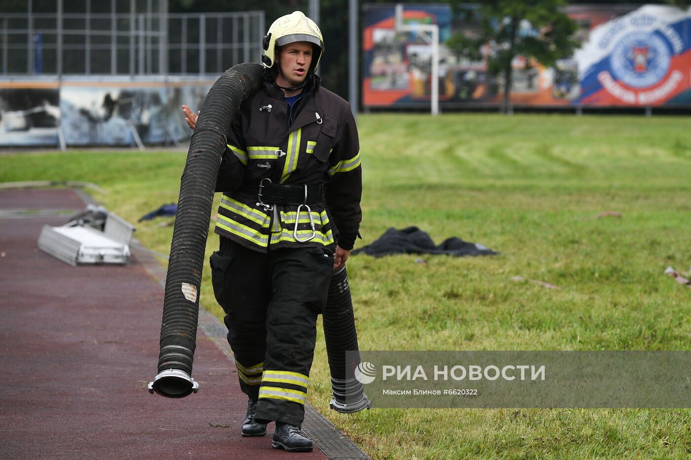 Открытый чемпионат Москвы по боевому развертыванию среди команд пожарной охраны