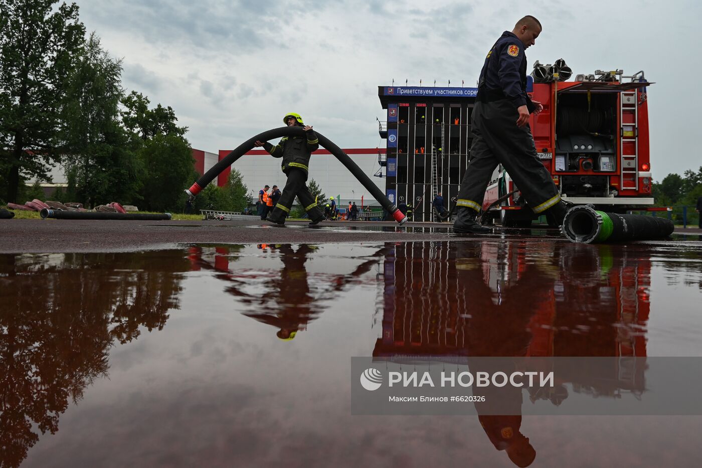 Открытый чемпионат Москвы по боевому развертыванию среди команд пожарной охраны