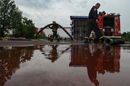 Открытый чемпионат Москвы по боевому развертыванию среди команд пожарной охраны