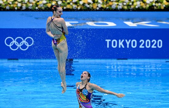Олимпиада-2020. Синхронной плавание. Группа. Произвольная программа