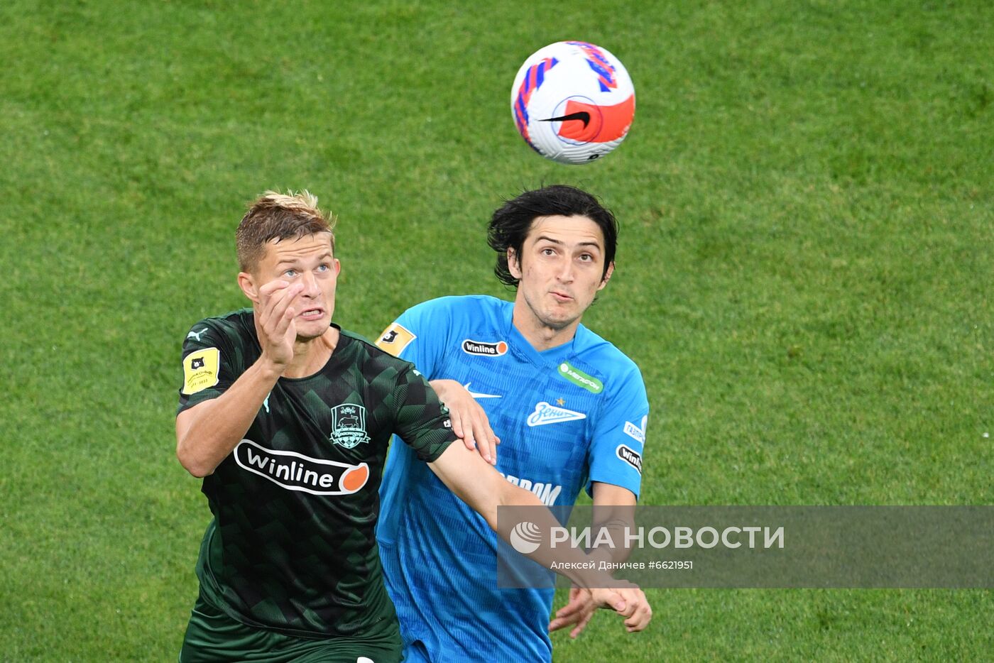 Футбол. РПЛ. Матч "Зенит" - "Краснодар"