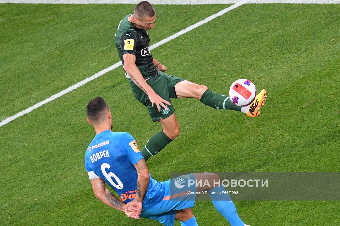 Футбол. РПЛ. Матч "Зенит" - "Краснодар"