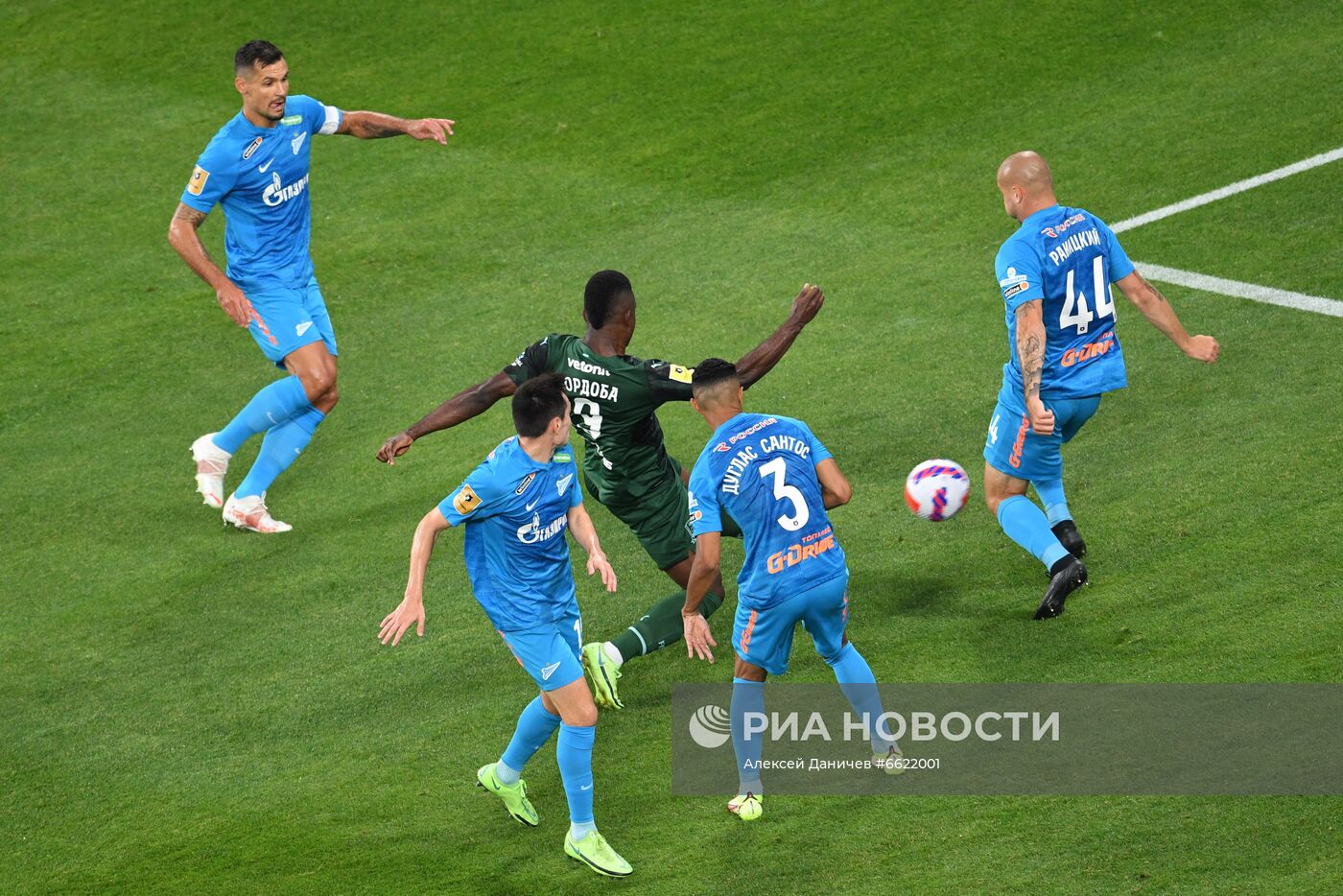 Футбол. РПЛ. Матч "Зенит" - "Краснодар"