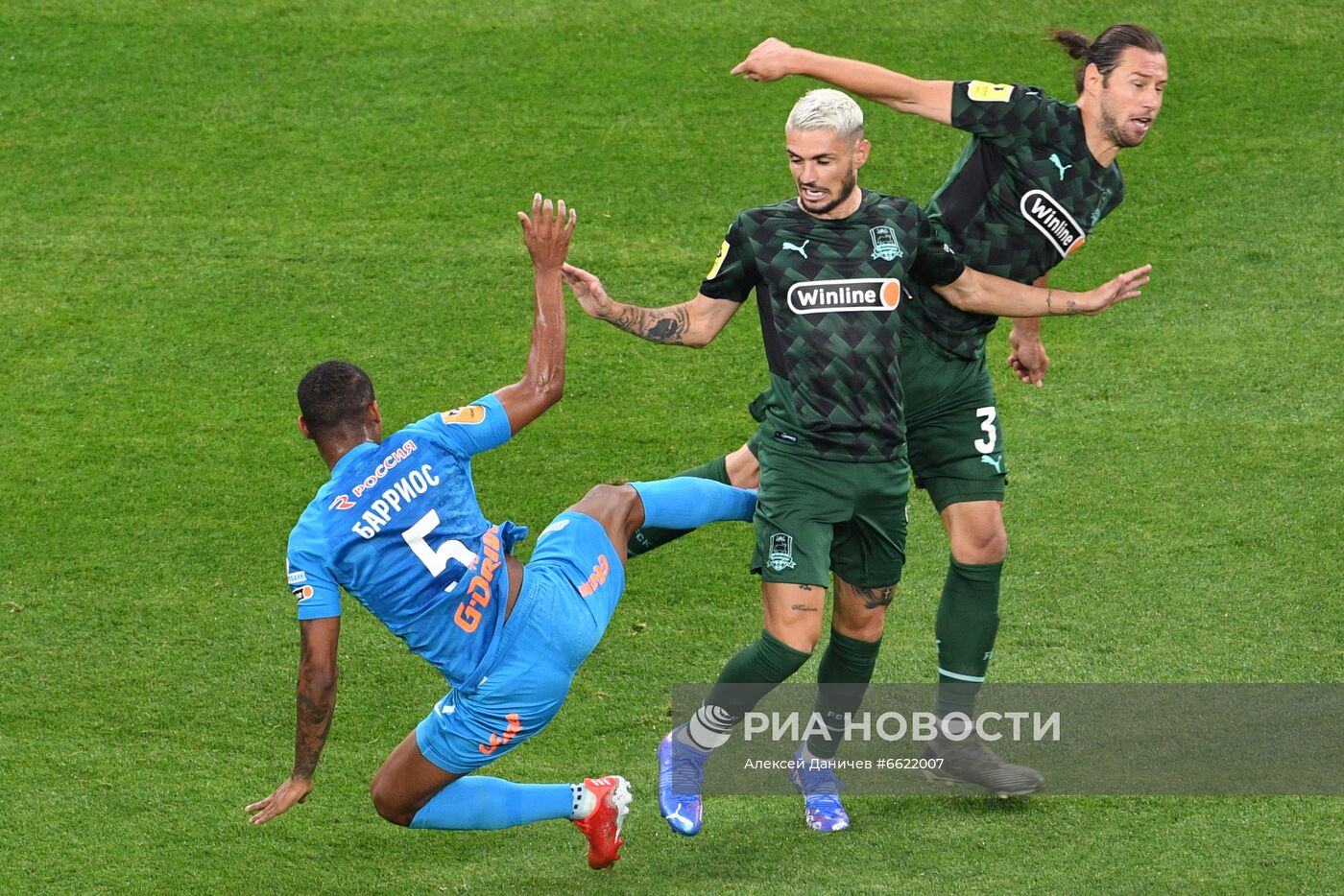 Футбол. РПЛ. Матч "Зенит" - "Краснодар"